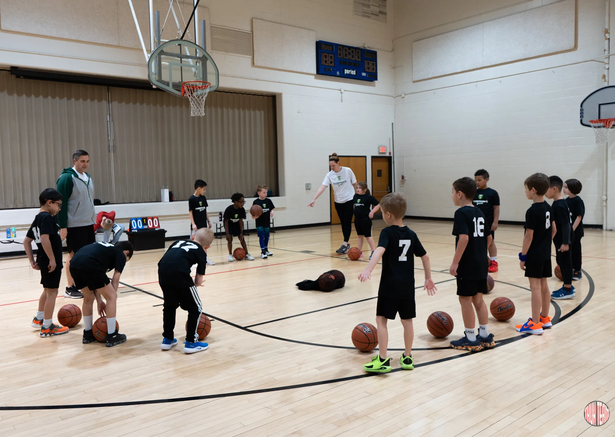 Basketball players at Teamwork Sports