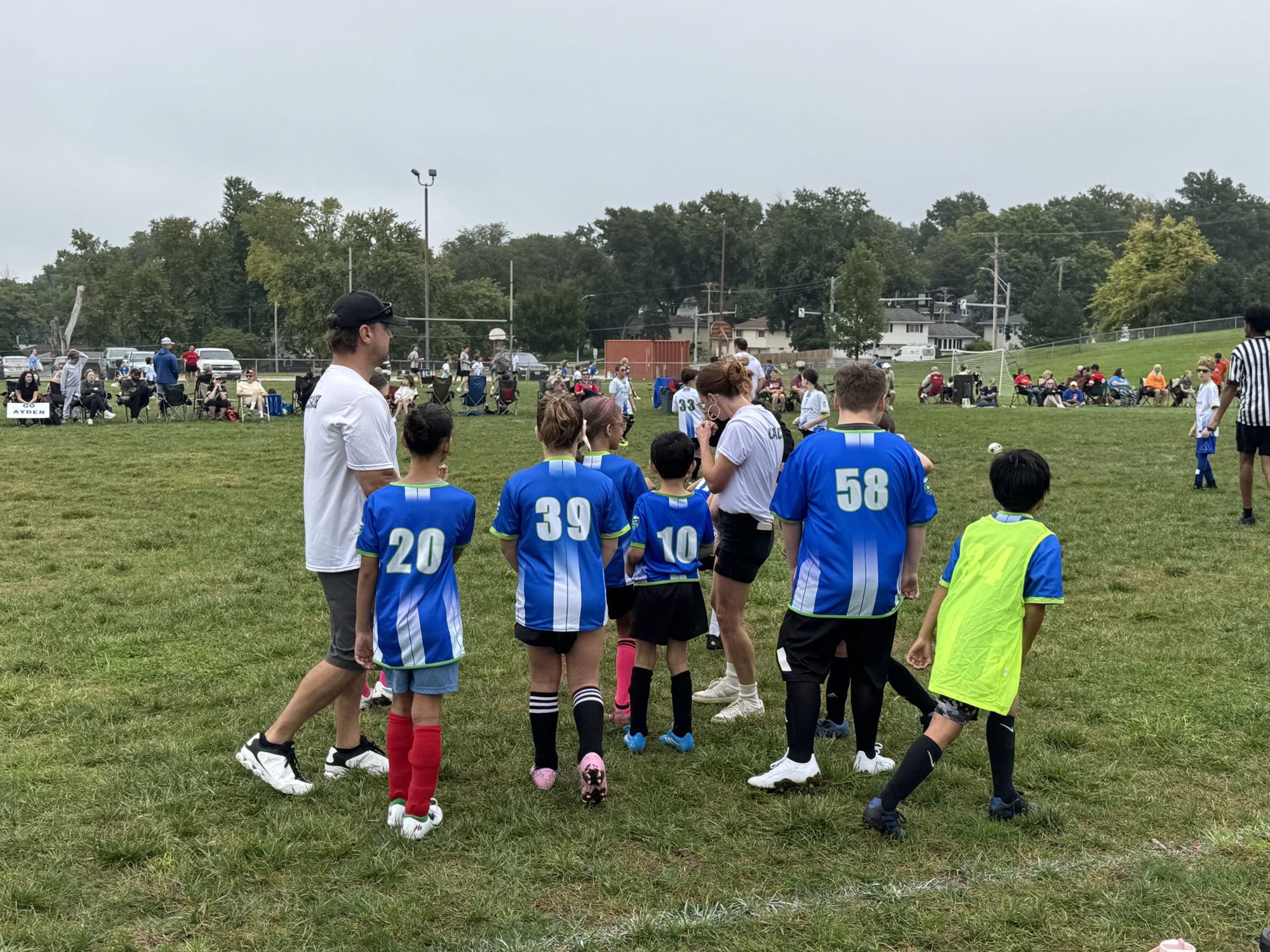 Soccer players at Teamwork Sports