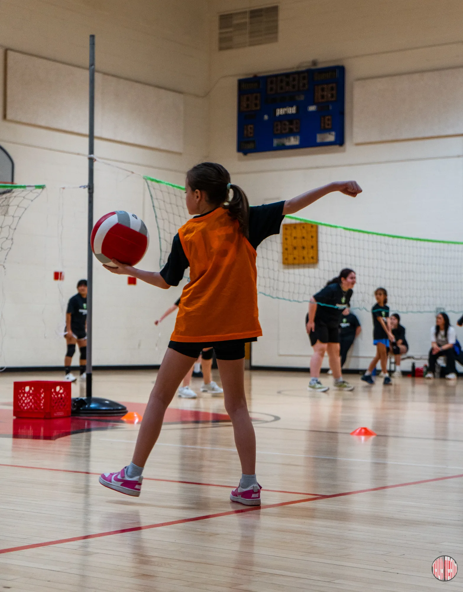 Volleyball players at Teamwork Sports